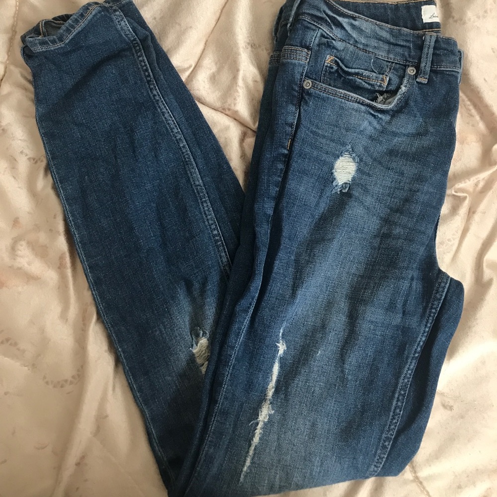 Hm LOGG distressed slim/skinny jean